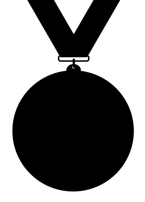 silloutte medal.